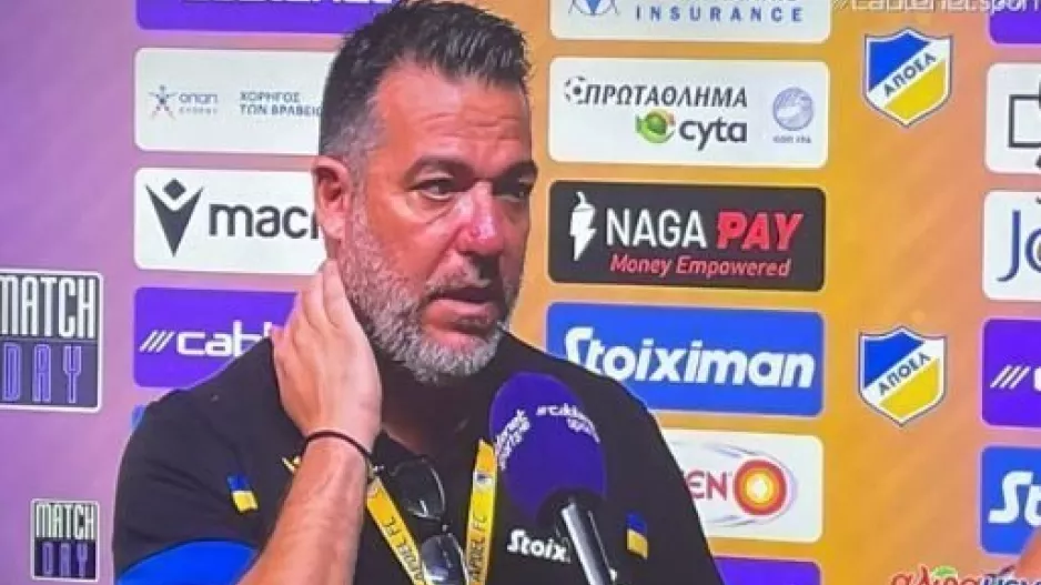 (upd) Πετεβίνος: "Ο διαιτητής δεν έδειξε προσωπικότητα εκεί που έπρεπε, δεν έδωσε 2η κίτρινη κάρτα σε παίκτη του Άρη"