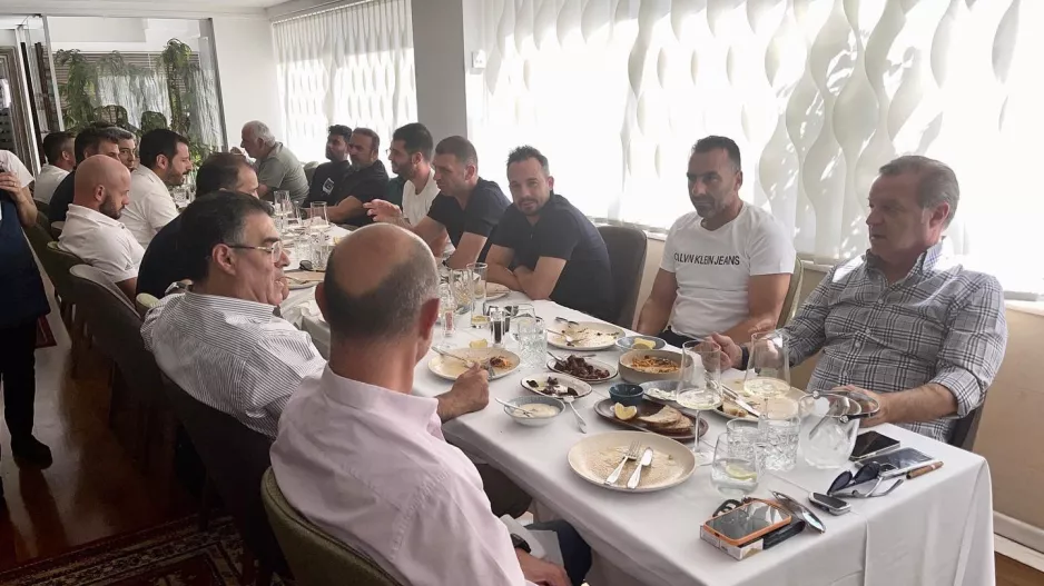 ΑΠΟΕΛ: Δεξιώθηκε την ομάδα ο Πρόδρομος Πετρίδης (φώτος)