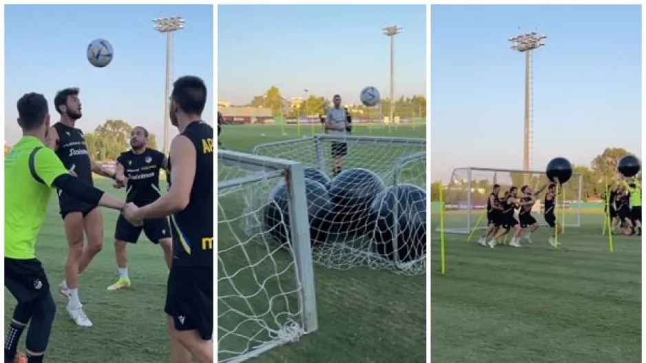 ΑΠΟΕΛ/ Προπόνηση... με Skill Competition! (Βίντεο)