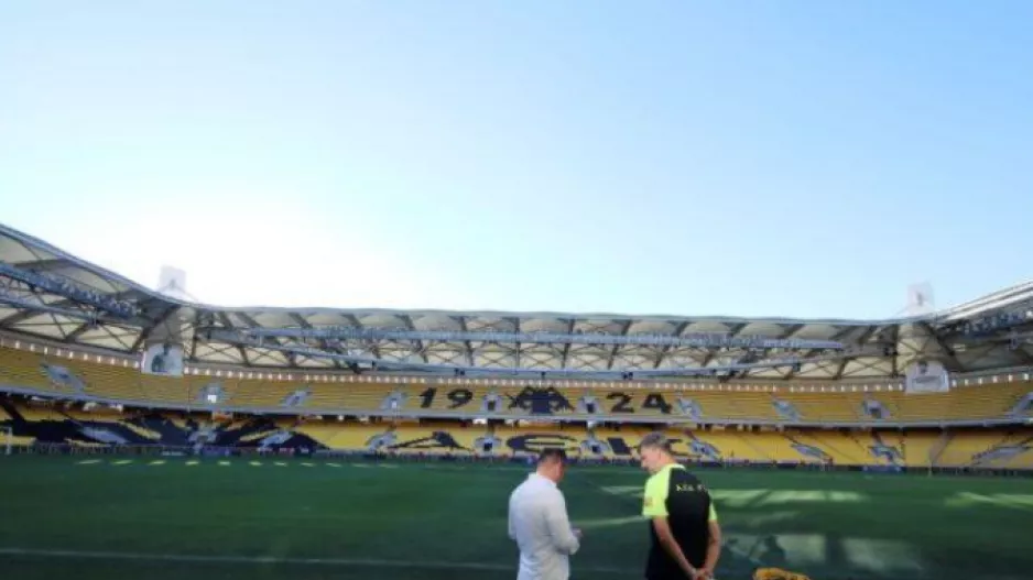 Η πρώτη προπόνηση της ΑΕΚ στην «OPAP Arena» (βίντεο)