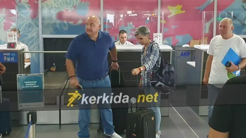 Με την σύζυγο ο πρόεδρος