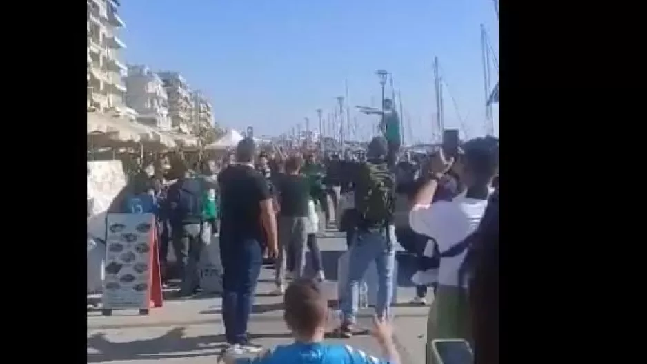 Οι οπαδοί του Παναθηναϊκού μετέτρεψαν τον Βόλο σε Λεωφόρο (βίντεο)