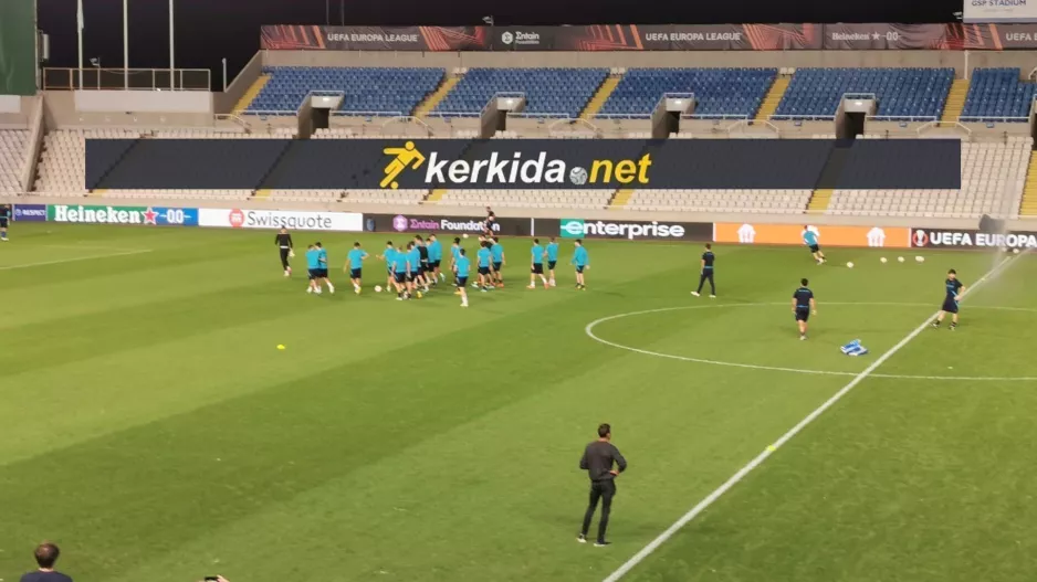 Το Kerkida στην προπόνηση της Σοσιεδάδ (φώτος)