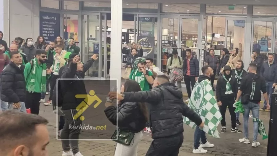 (Βίντεο/Φώτος) ΤΡΕΛΑ στους δρόμους του Μάντσεστερ με Ομονοιάτες! 