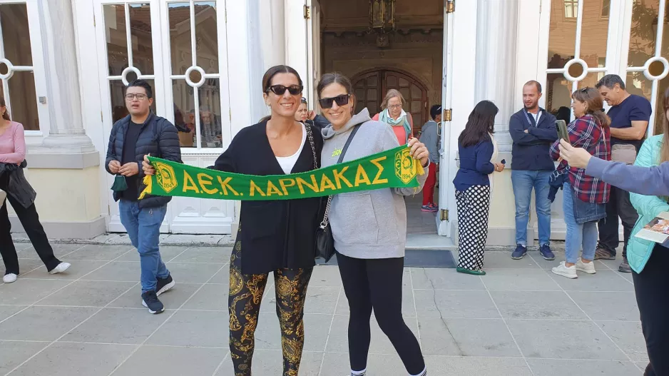 Άντρη και Μαριλένα... ΑΕΚ 