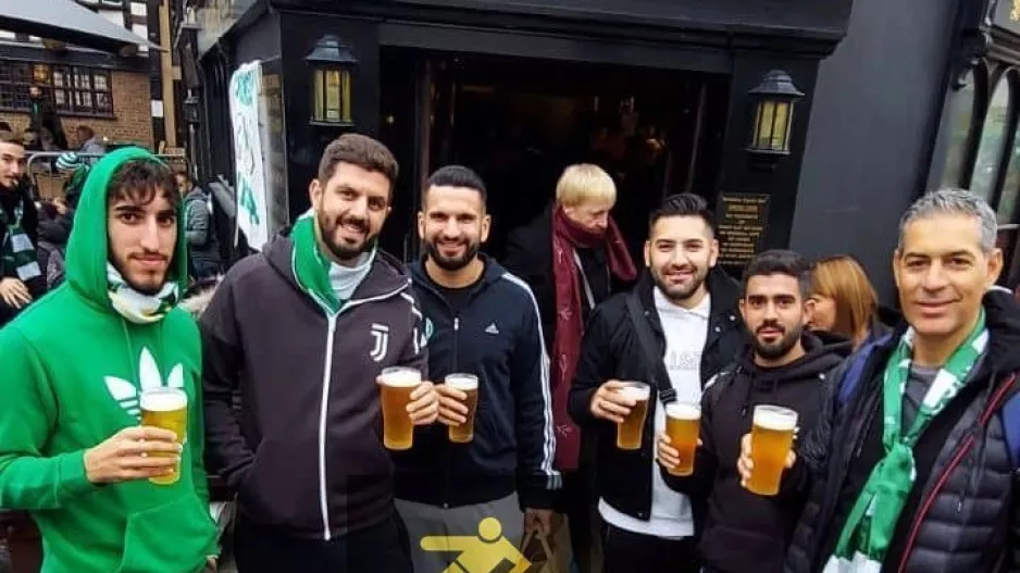One pint… for Ομόνοια! 