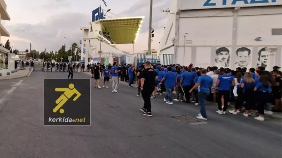 (Ανόρθωση-Απόλλων) Ισχυρή Αστυνομική παρουσία-Εκεί και ο Αίαντας (φώτος)