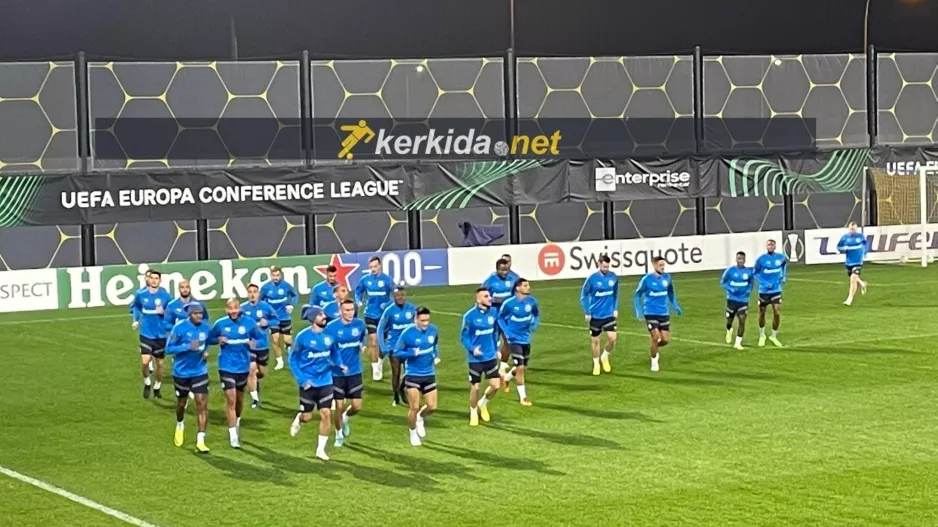 To KERKIDA στο "Košická Futbalová Aréna"- Η προπόνηση του Απόλλωνα (βίντεο/φώτος)