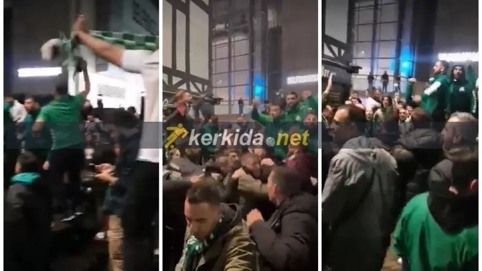 (ΒΙΝΤΕΟ Kerkida) Πάρτι... στο Μάντσεστερ οι Ομονοιάτες
