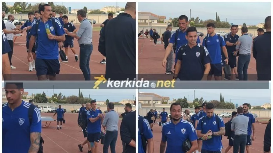Άφιξη αποστολής ΑΝΟ με... κίνηση Λάρκου! (Φώτος Kerkida)