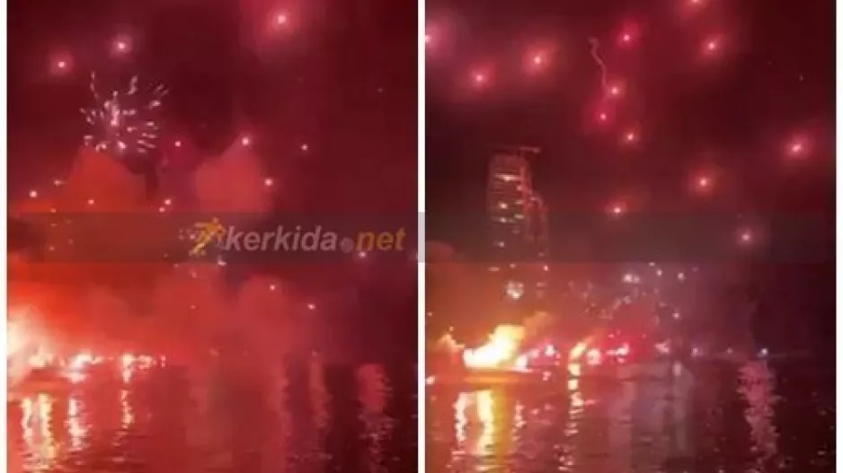 "Κάηκε" ο παραλιακός για τα γενέθλια της ΑΕΛ! (βίντεο Kerkida)