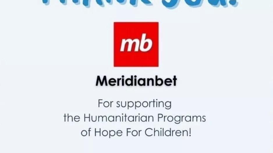 Διαχρονική προσφορά της Meridianbet στο «Hope for Children»