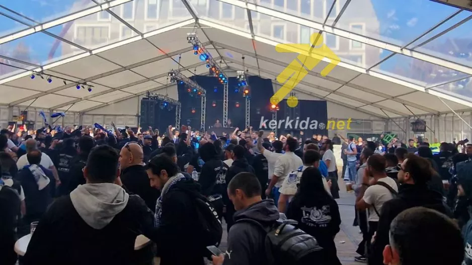 (Βίντεο Kerkida) Χτύπησε... κόκκινο στο pre-game του Απόλλωνα με "Γύρω μου φωτιές"