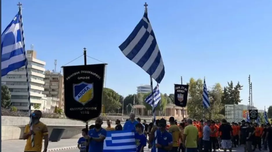 "Ο ΑΠΟΕΛ θα κρατά ψηλά και περήφανα τα λάβαρα από το ανατολικότερο κομμάτι του Ελληνισμού"
