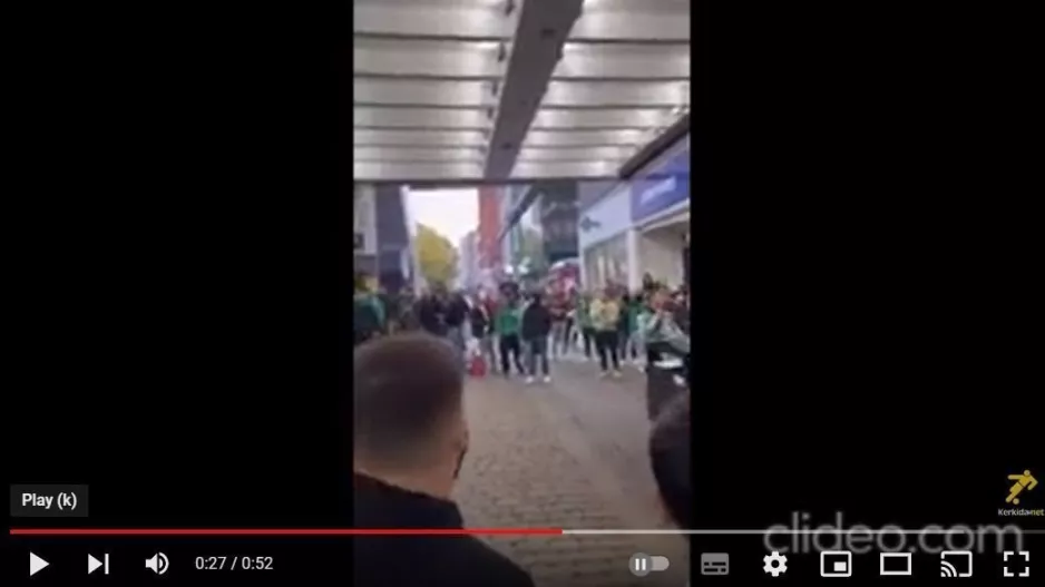 Πρασίνισαν το Manchester Arndale οι Ομονοιάτες (ΒΙΝΤΕΟ)