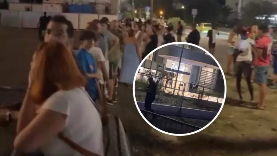 (Φώτος) Περιμένουν την αποστολή της Γιουνάιτεντ, περίφραξη έξω από το ξενοδοχείο! 