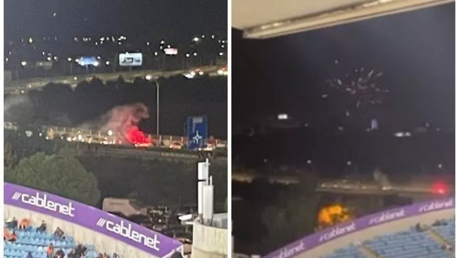 Πορεία με πυροτεχνήματα οι Πορτοκαλί προς το ΓΣΠ! (βίντεο/φώτος)