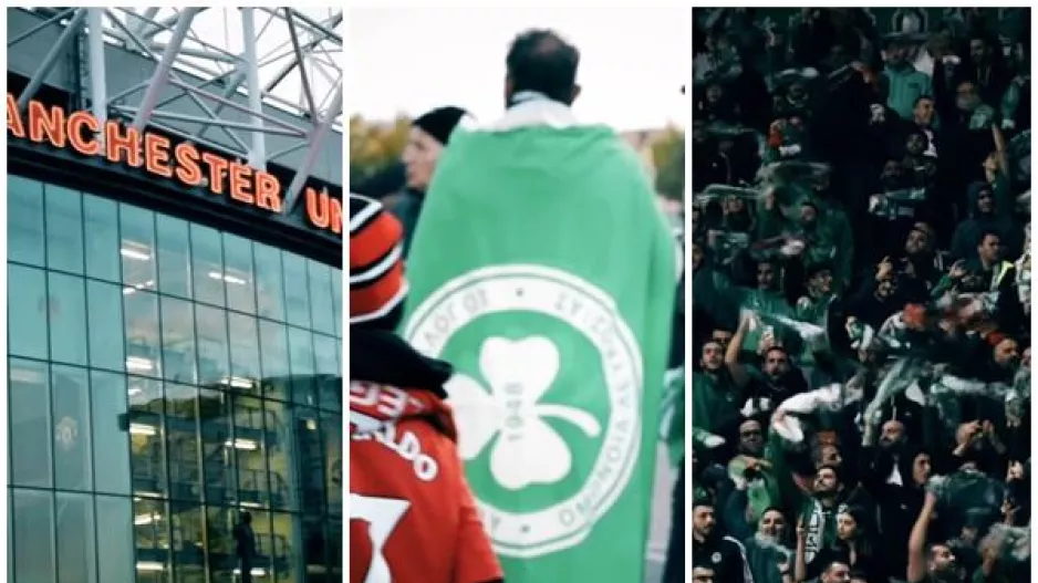 "When in Manchester 🛫☘️🔴" (Βίντεο)