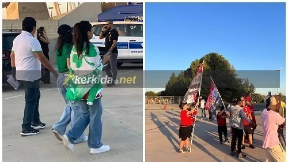 Μαζεύονται... οι Ομονοιάτες, παρουσία και "Κόκκινων Διαβόλων" (φώτος Kerkida)
