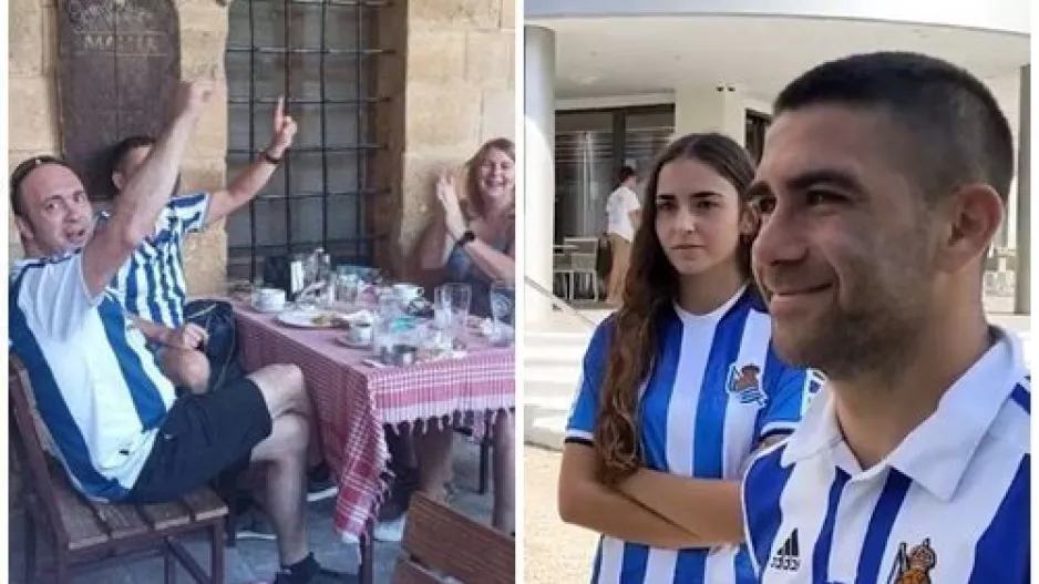Mε 200 Βάσκους στην Λευκωσία η Σοσιεδάδ - "Θέλουμε να κερδίσουμε την Ομόνοια" (φώτος)