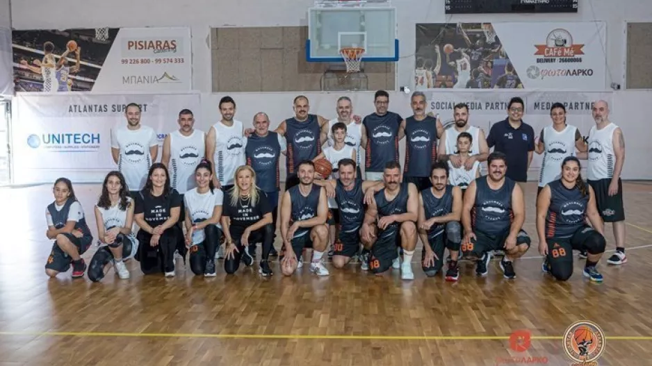 Η ηγεσία του ΚΟΑ στήριξε την εκστρατεία Movember Cyprus 2022