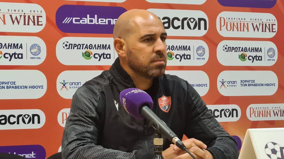 Χαραλάμπους: “Δεν αλλάζει ο στόχος-Τώρα... μόνο το Κύπελλο με Ομόνοια"