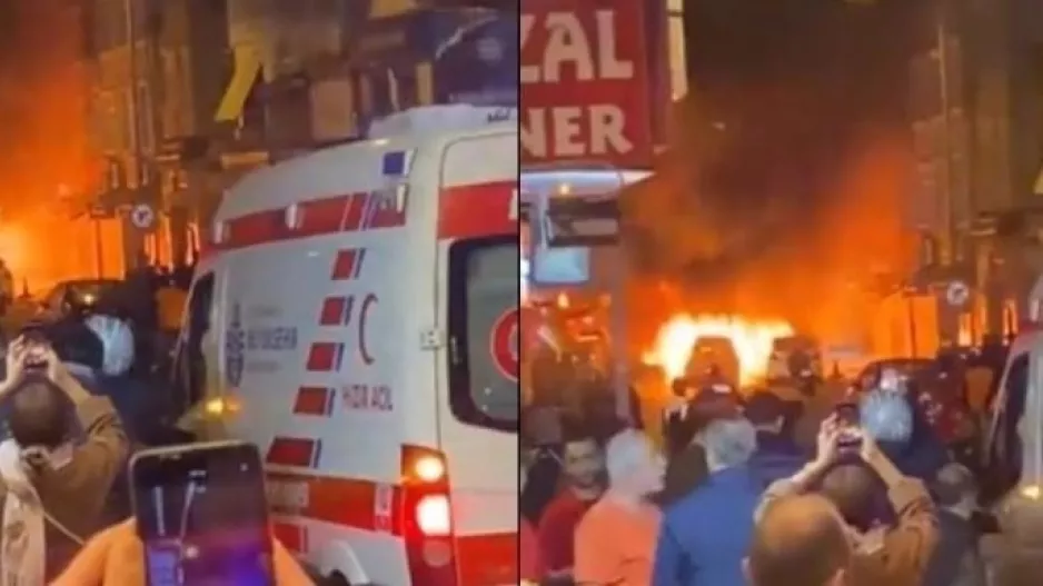 (ΒΙΝΤΕΟ) Συναγερμός στην Κωνσταντινούπολη μετά από ισχυρή έκρηξη αυτοκινήτων