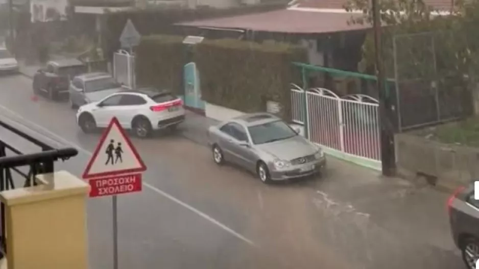 Καταρρακτώδεις βροχές στη Λεμεσό!