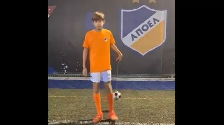 Ο Άγγελος με ΑΠΟΕΛ στο SenseBall World Cup Challenge