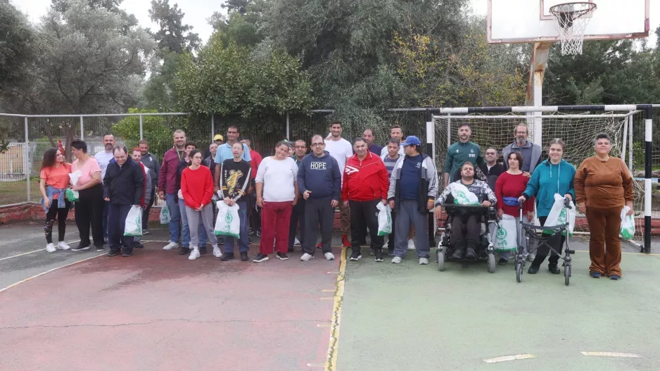 Φώτος/Η Ομόνοια στο Ειδικό Σχολείο Αγίου Λάζαρου