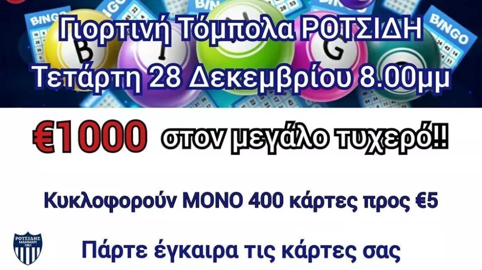 Γιορτινή τόμπολα!