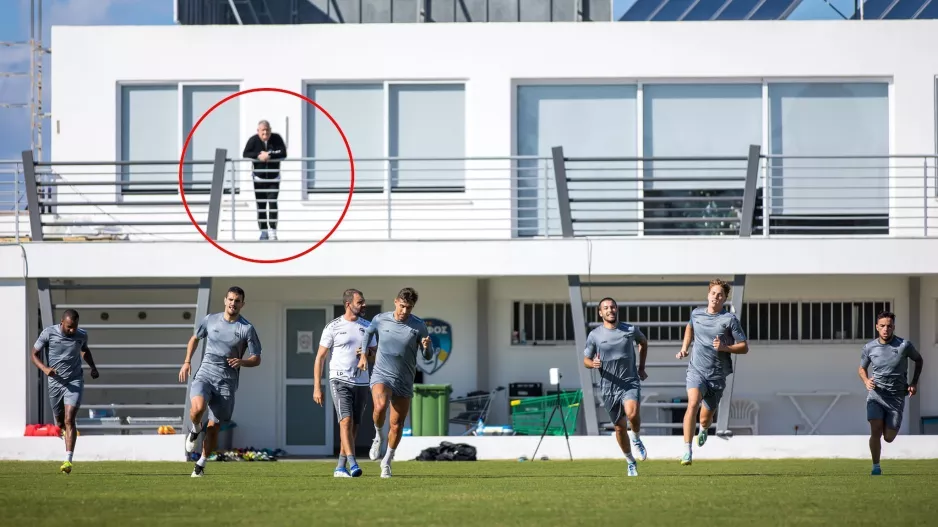 Ο... κατάσκοπος στην προπόνηση