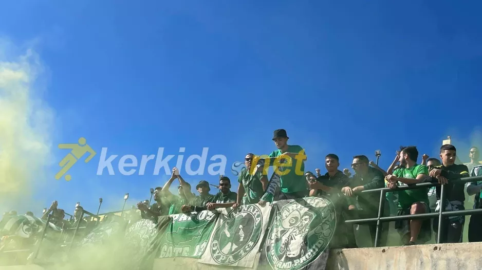 (ΦΩΤΟΣ/ΚΕΡΚΙΔΑ) Οι Παναθηναϊκοί στη Πέγεια 