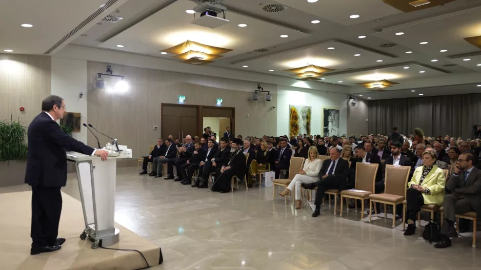 Στις βραβεύσεις των αθλητών και αθλητριών στο Προεδρικό η ηγεσία του ΚΟΑ