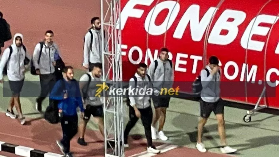 Στο γήπεδο ο Ολυμπιακός (φώτος kerkida)