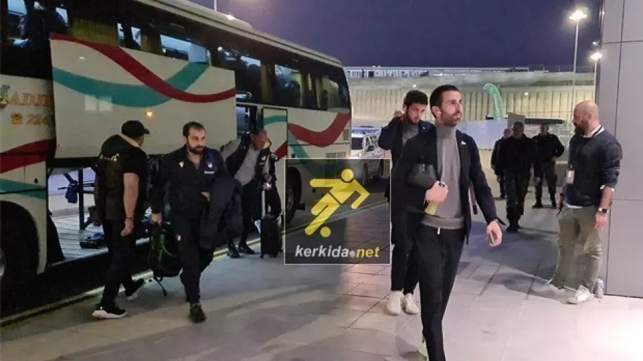 Φωτορεπορτάζ - βίντεο από την άφιξη του ΑΠΟΕΛ