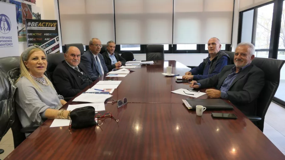 ΚΟΑ/Συνάντηση με την Κυπριακή Ομοσπονδία Αντισφαίρισης