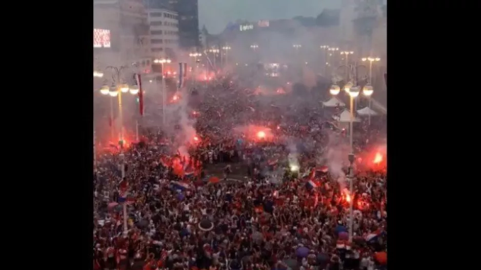 Ατελείωτο πάρτι στο Ζάγκρεμπ για την τρίτη θέση στο Μουντιάλ (Βίντεο)