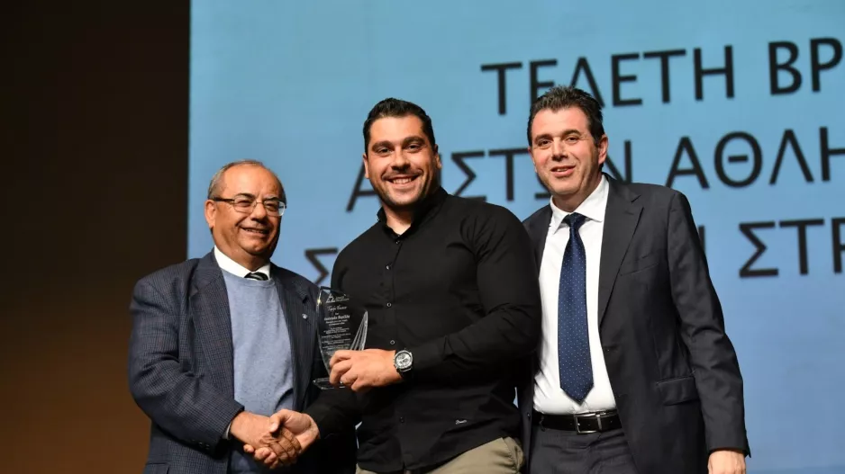 Στις βραβεύσεις των κορυφαίων ο Σωτήρης Αδάμου