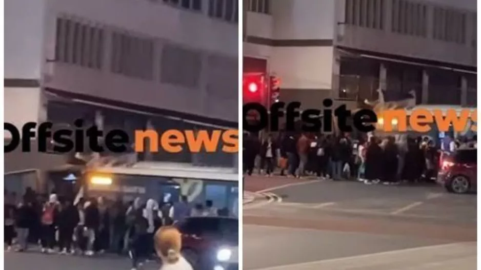 Λεωφορείο "μπήκε" σε κατάστημα στο κέντρο της Λευκωσίας (βίντεο)