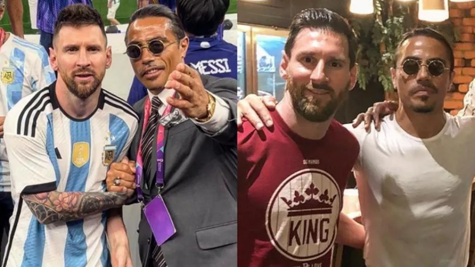 Ο Salt Bae "θυμήθηκε" παλιό βίντεο με τον Μέσι για να αποδείξει ότι είναι φίλοι