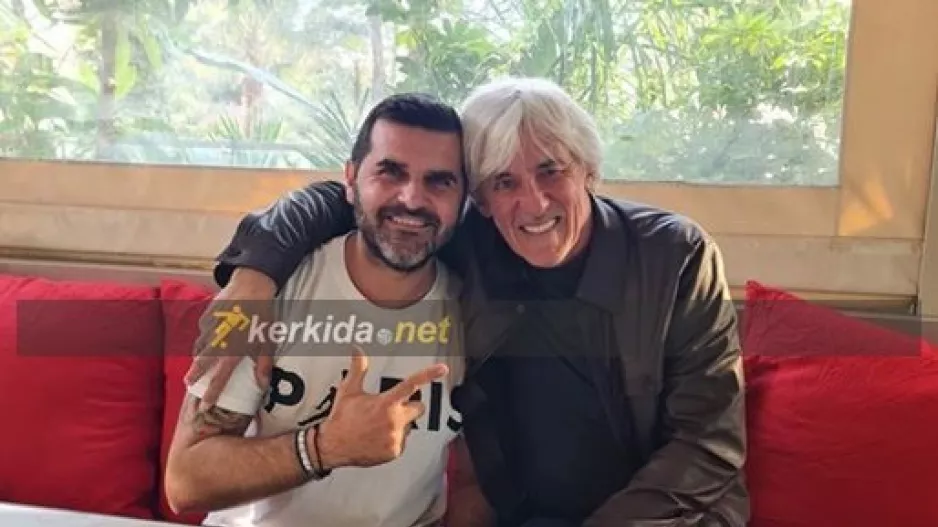 Στο Ivory ο Ιβάν Γιοβάνοβιτς αγκαλιά με τον Μάριο Ηλία (φώτο kerkida)