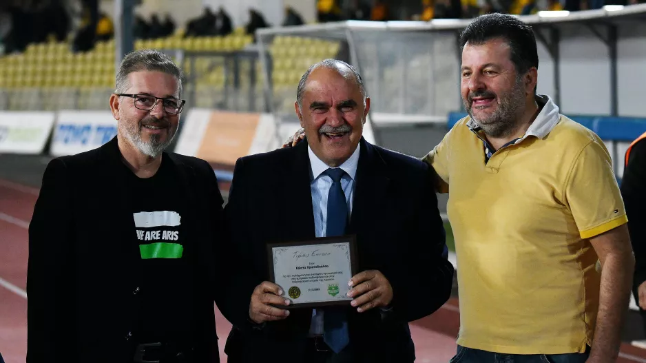 Ο Ανδρέας Μιχαηλίδης τιμήθηκε από ΑΕΛ και Άρη