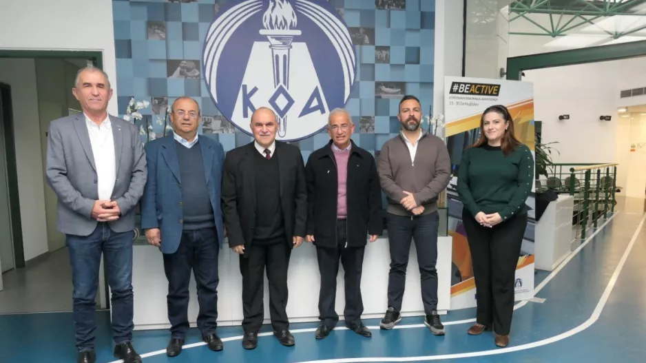 Συνάντηση με τον Όμιλο Αντισφαίρισης Λάρνακας στον ΚΟΑ