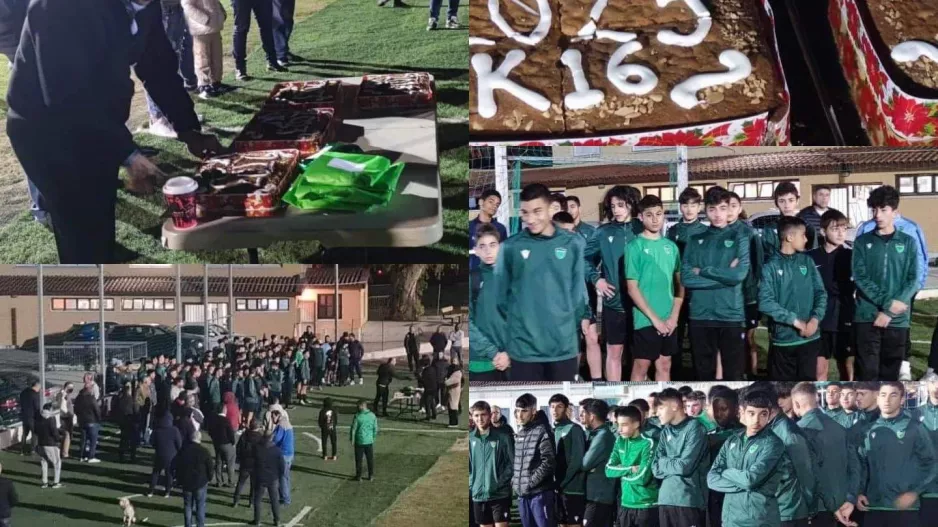 Το κόψιμο της βασιλόπιτας με Βαγγέλη και Μάκη (Φώτος)