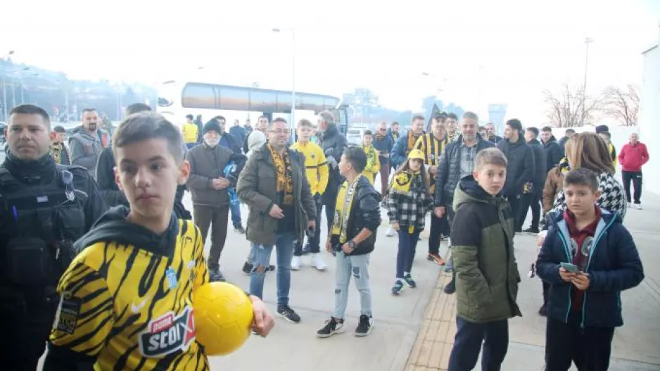 Αποθεωτική υποδοχή από ΑΕΚτζήδες στα Γιάννινα