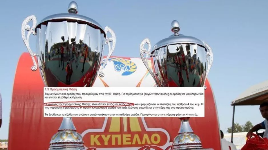 Κύπελλο/ Τι... αλλάζει στα προημιτελικά! 