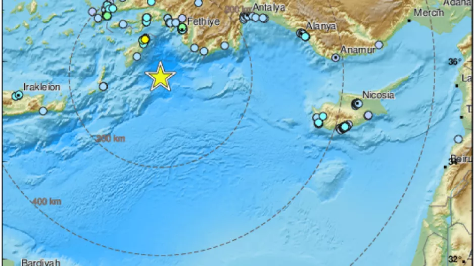 Ισχυρός σεισμός ταρακούνησε την Κύπρο
