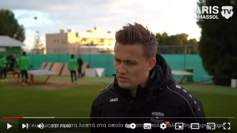 Σπιλέφσκι: "Θα είναι διαφορετική Ομόνοια, μπορούμε να χάσουμε μόνο από τον εαυτό μας" 