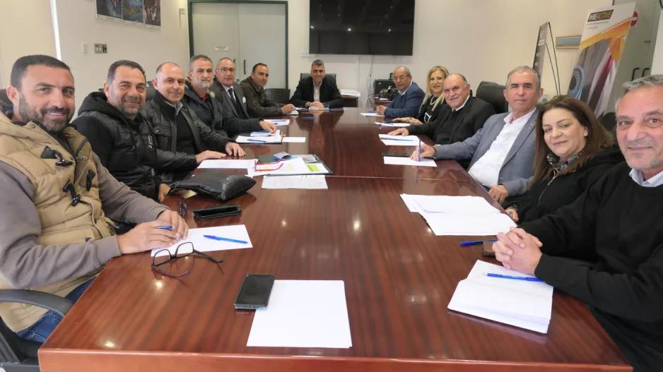 Συνάντηση στον ΚΟΑ με την ηγεσία της ΣΚΟΚ